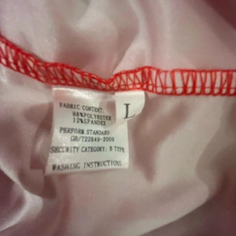 Women Red “Bae Watch” Swimsuit. Size Large. Good Condition. - Picture 9 of 9